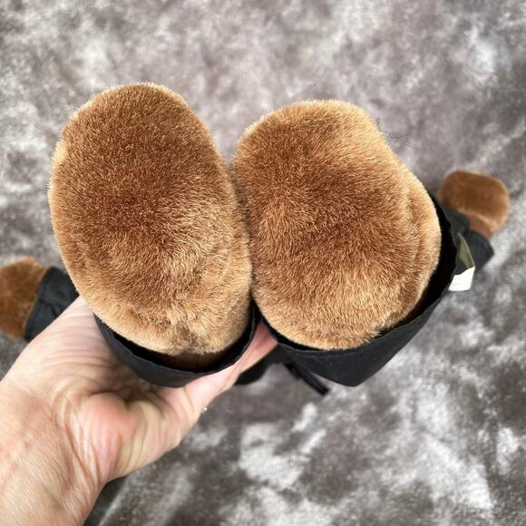 Vintage 1990s y2k Halloween Bear Nylon Skeleton Costume Plush Stuffed Toy - Picture 10 of 13